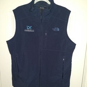 The North Face Apex Full Zip Fleece Lined Vest Men's sz Large Digital Crossroad
